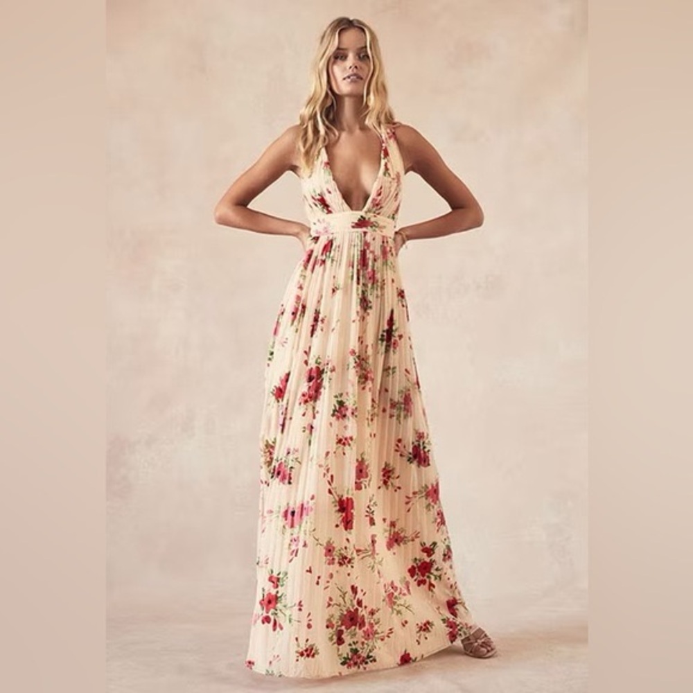 Lovers & Friends DEACON GOWN in floral